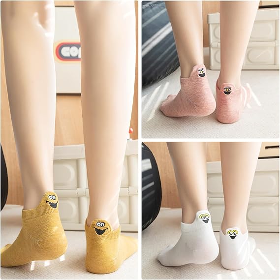 Smiley-Socken, bunt
