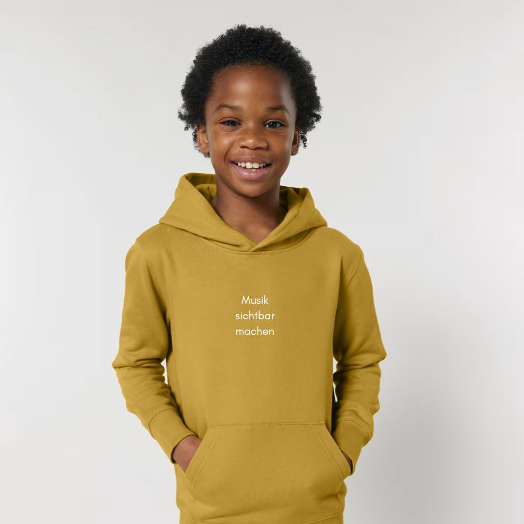 Hoodie-Sweater "Musik sichtbar machen" für KIDS