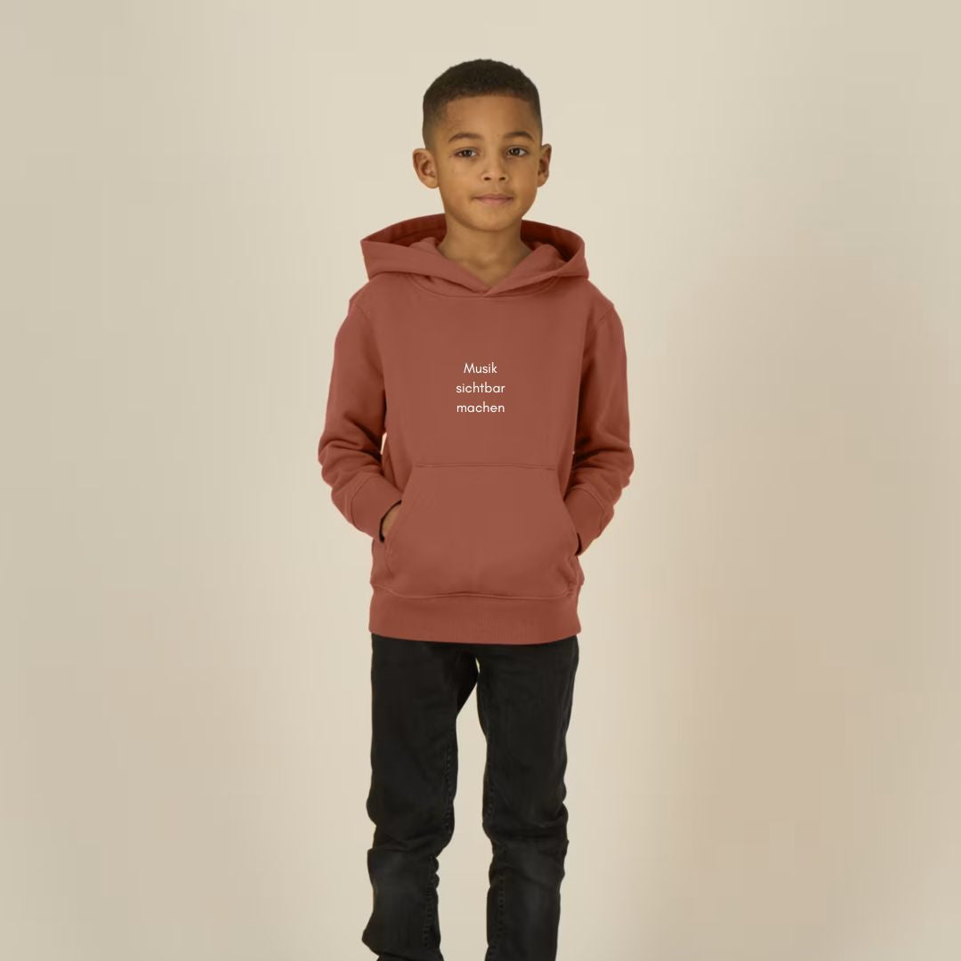 Hoodie-Sweater "Musik sichtbar machen" für KIDS