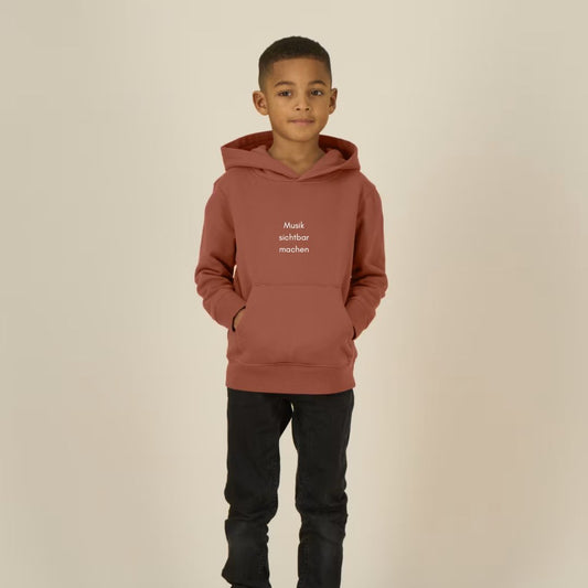 Hoodie-Sweater "Musik sichtbar machen" für KIDS