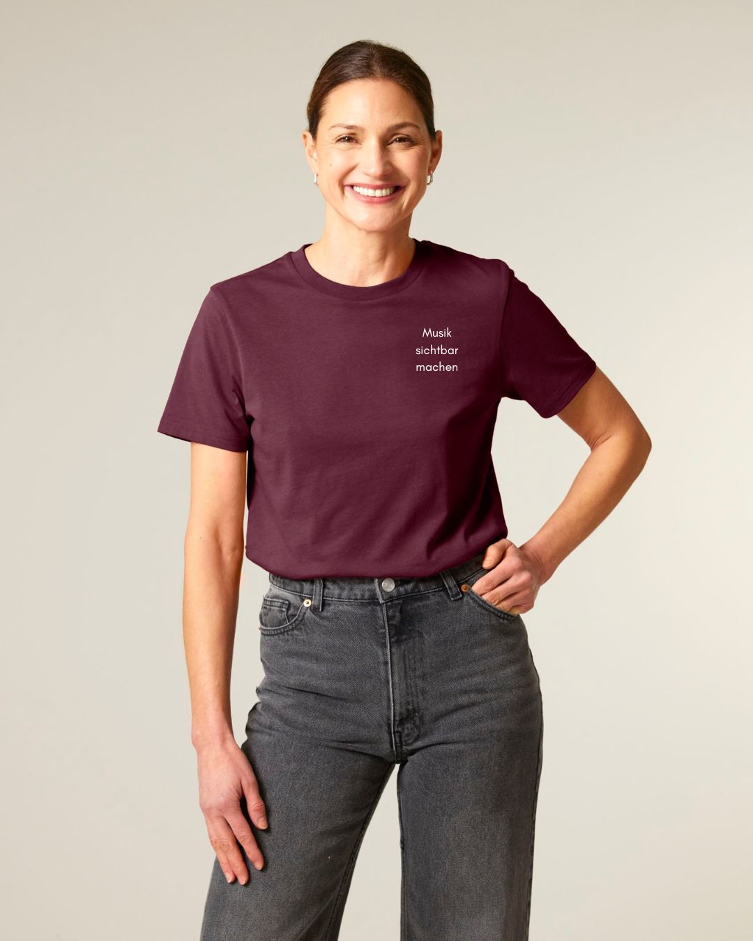 T-Shirt "Musik sichtbar machen" für ERWACHSENE