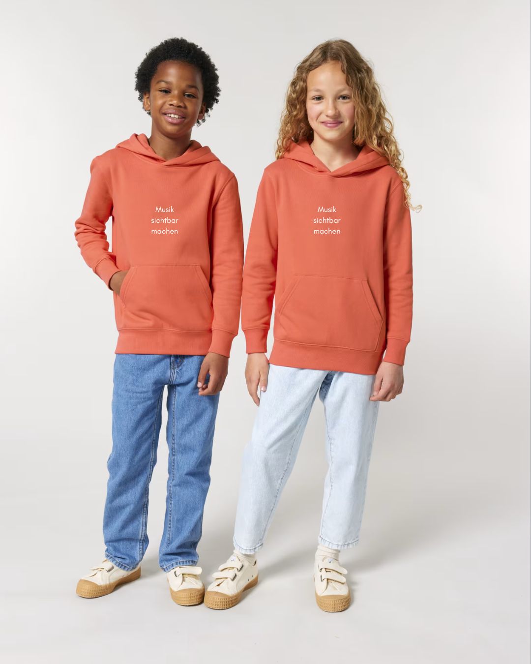 Hoodie-Sweater "Musik sichtbar machen" für KIDS