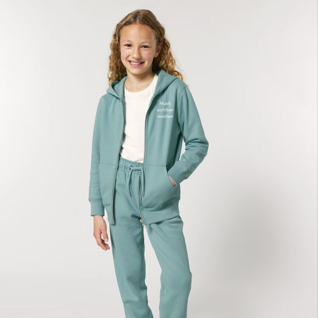 Sweat-Jacke mit Zipper "Musik sichtbar machen" für KIDS