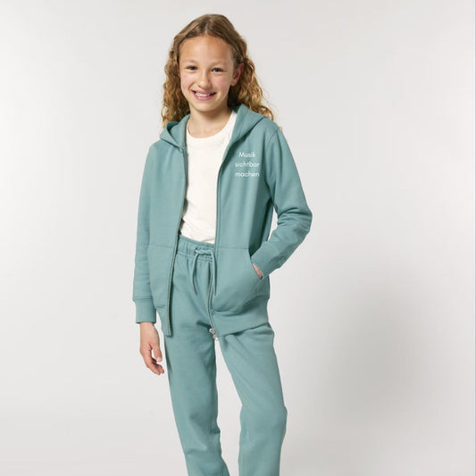 Sweat-Jacke mit Zipper "Musik sichtbar machen" für KIDS