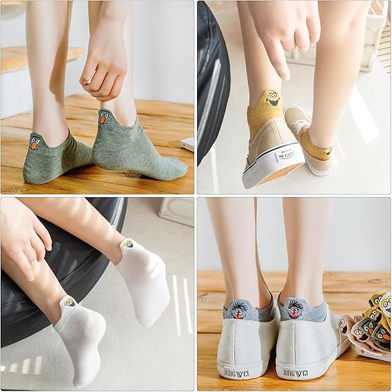 Smiley-Socken, bunt