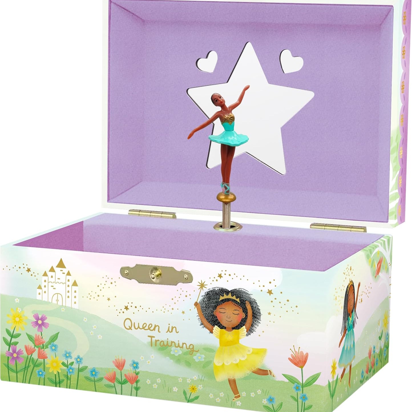 Schmuckschatulle mit Spieluhr & Spiegel – Ballerina Musik Box