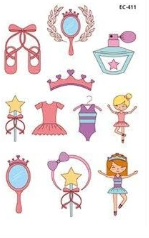 Kinder-Tattoos Tanz