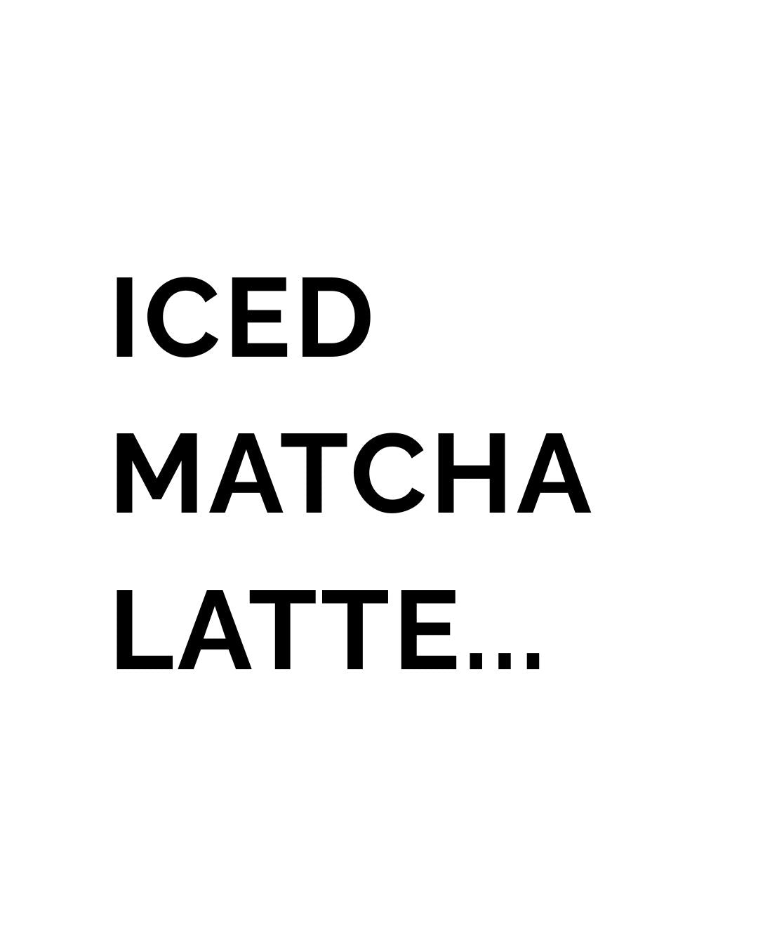 EarthAware® Organic Yoga Mat Bag "Iced Matcha Latte..."