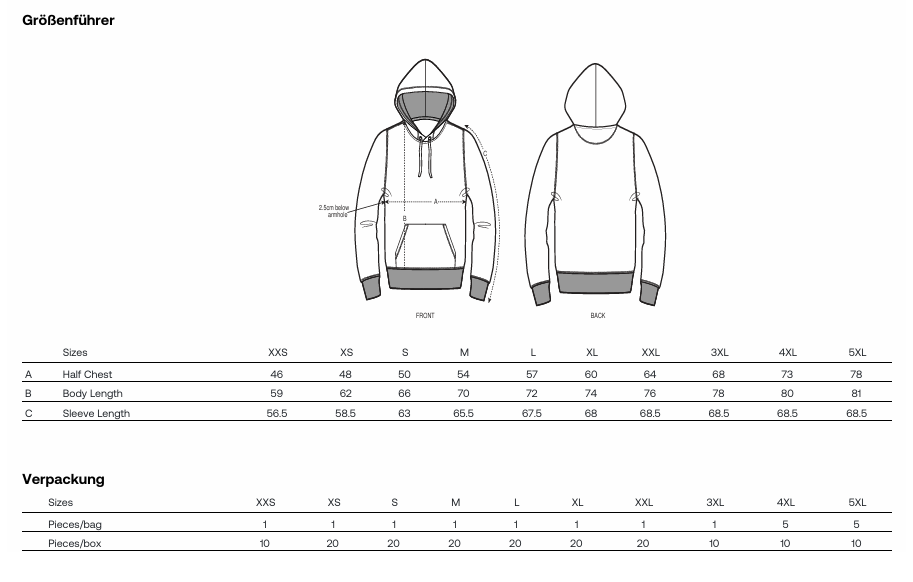 Hoodie-Sweater "Musik sichtbar machen" für ERWACHSENE