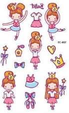Kinder-Tattoos Tanz