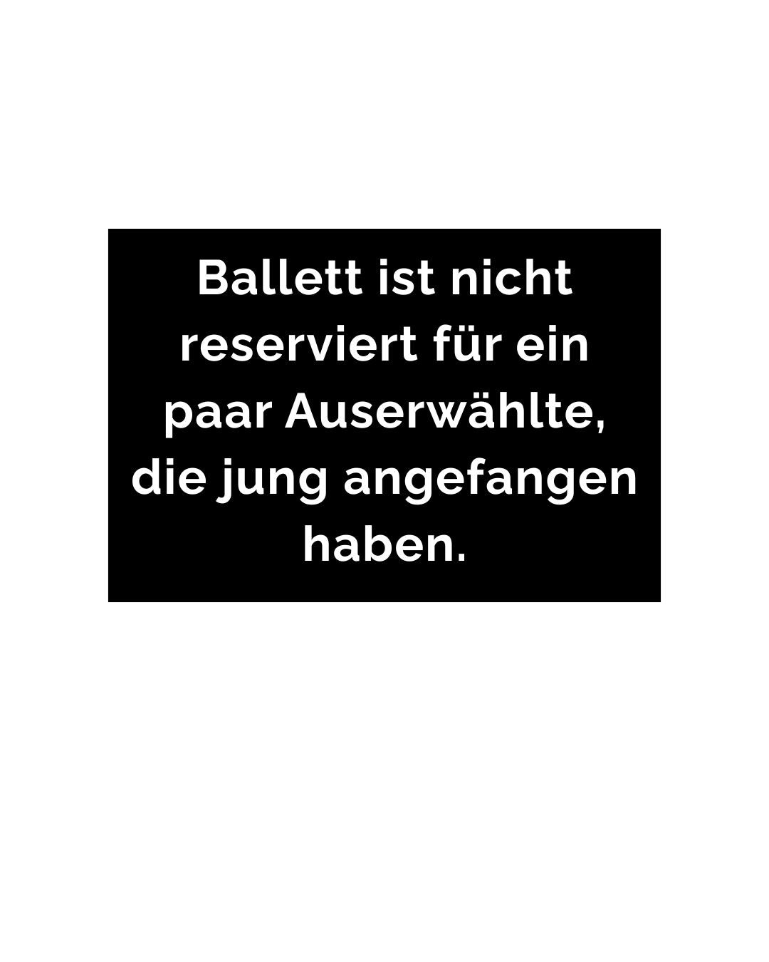 Ladies´ Iconic T "Ballett ist nicht reserviert..."