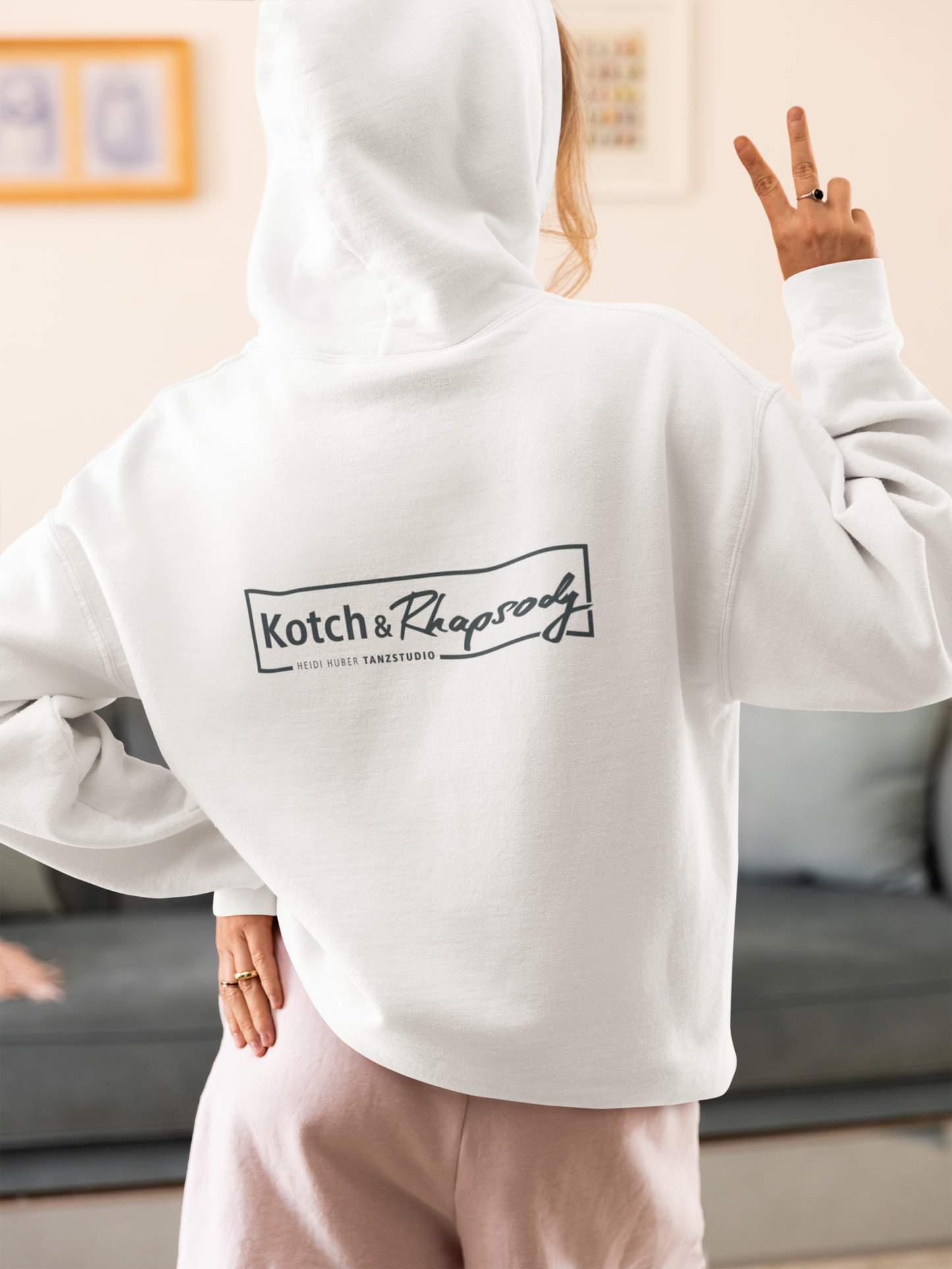 Hoodie-Sweater "Musik sichtbar machen" für ERWACHSENE