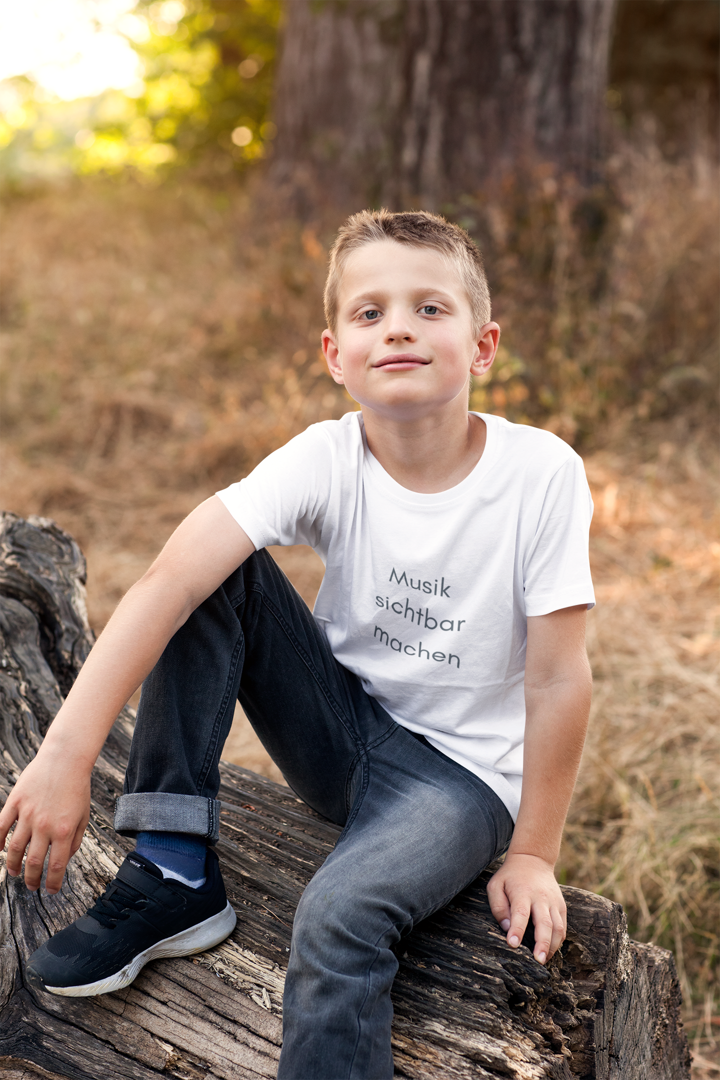 T-Shirt "Musik sichtbar machen" für KIDS